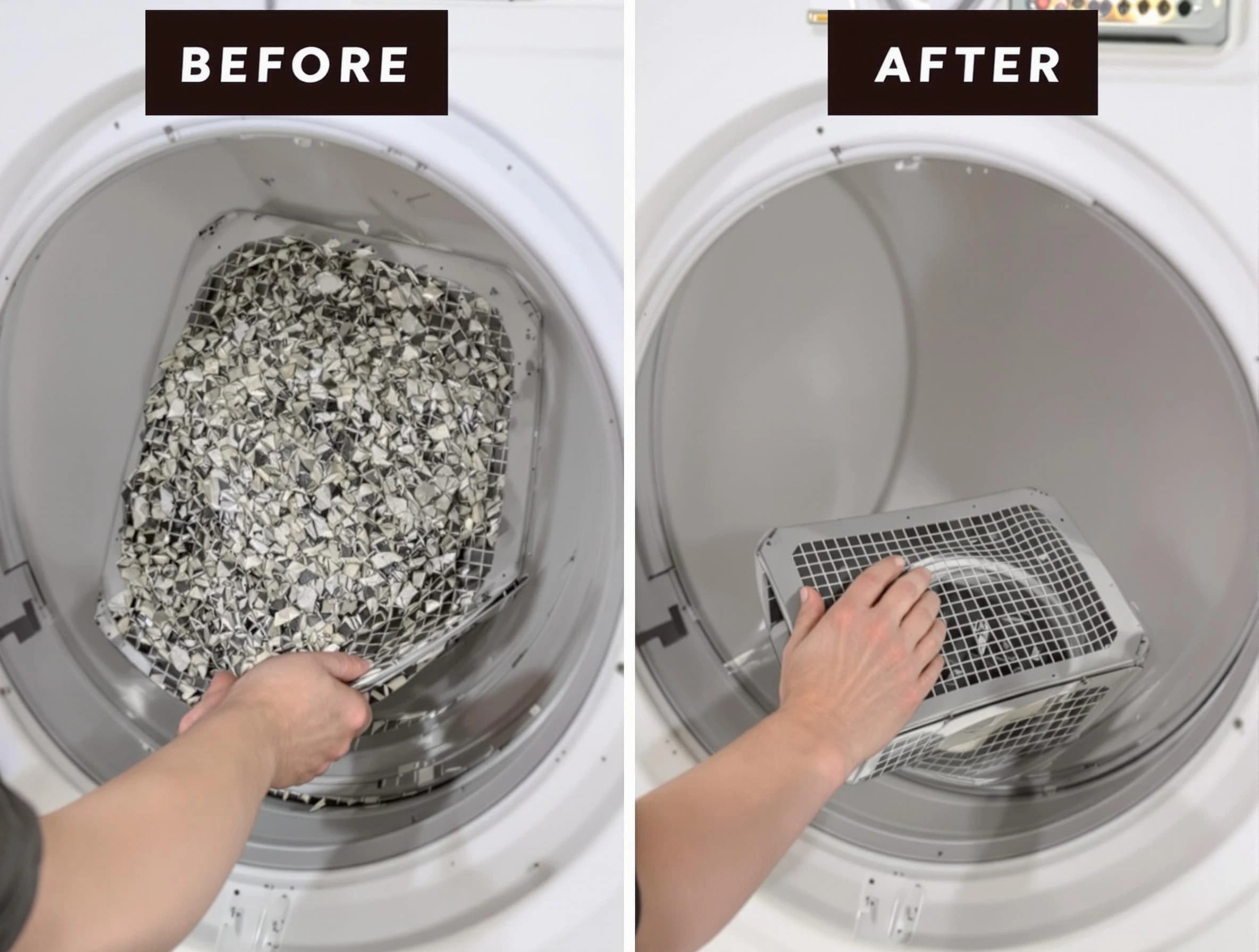 Professional lint trap cleaning by Shackle Island Dryer Vent Cleaning in Shackle Island