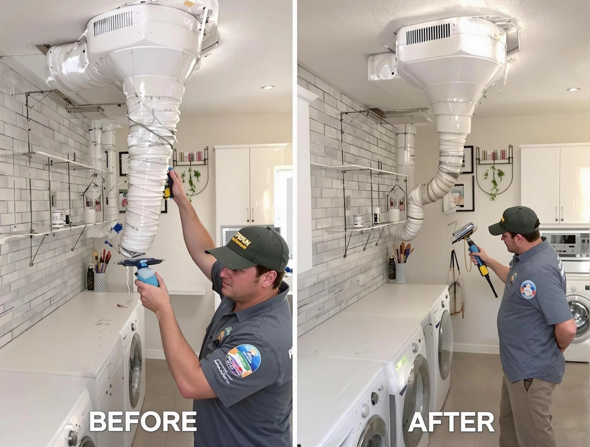 Professional dryer exhaust vent cleaning by Shackle Island Dryer Vent Cleaning in Shackle Island