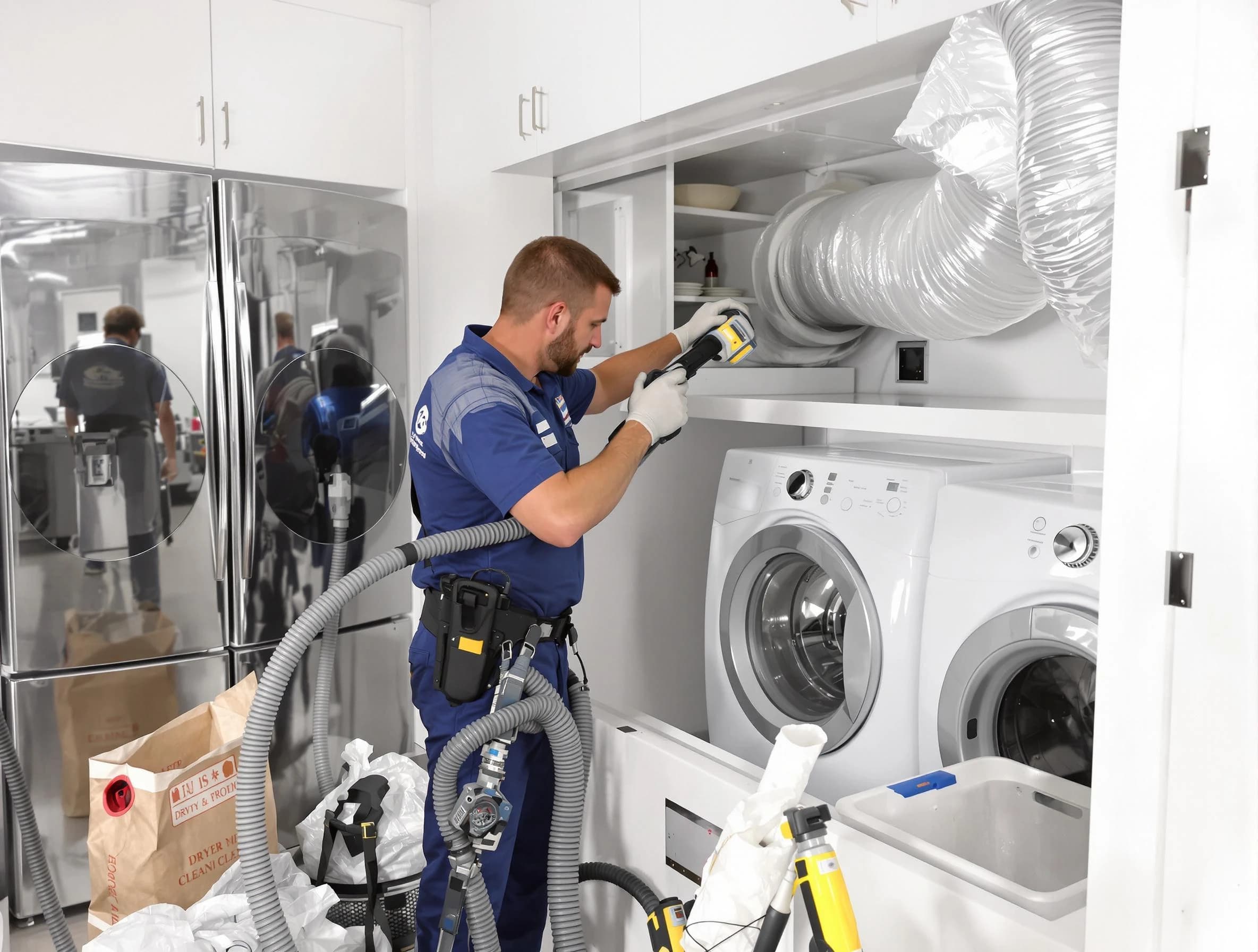 Professional duct cleaning by Shackle Island Dryer Vent Cleaning in Shackle Island