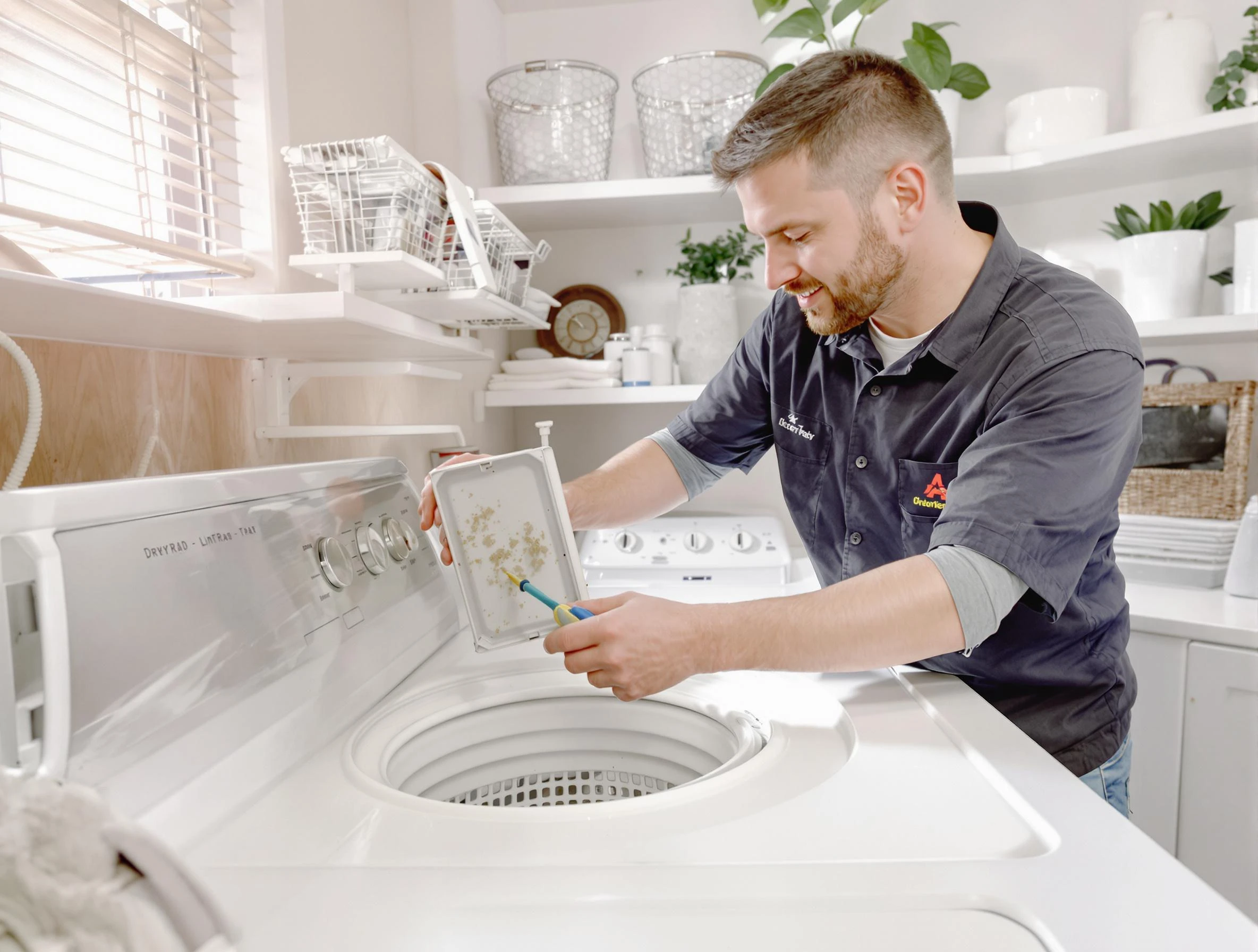 Cleaning Dryer Lint Trap in Gallatin, TN